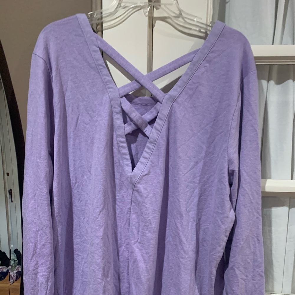 Old navy athletic sweatshirt with decorative back